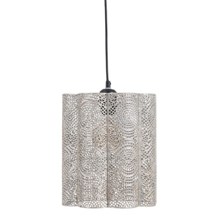 Plafondlamp 24 x 24 x 30,5 cm Metaal Zilver