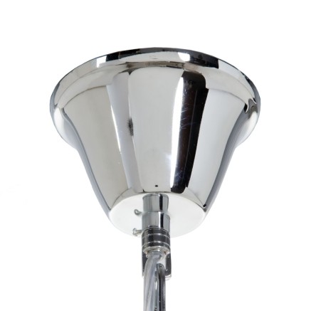 Ceiling Light 80 x 80 x 120 cm Metal Silver 2
