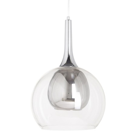 Lampadario Hierro/Cristal Cristallo Grigio Metallo 220 V 30 x 30 x 50