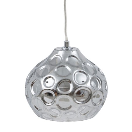 Plafondlamp 18 x 18 x 17,5 cm Kristal Zilver Ijzer Ø 18 cm