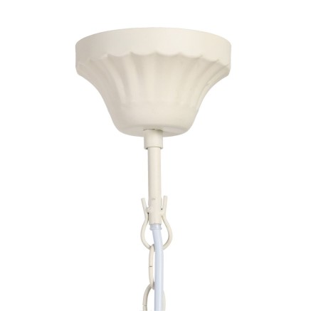 Lampadario 65 x 65 x 107 cm Beige Metallo Ø 15 cm Classico 2