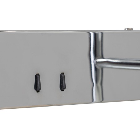 Wandleuchte 42 x 22 x 33,7 cm Kristall Metall Silber