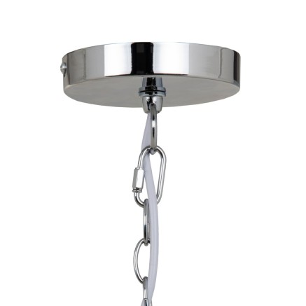 Lampadario 58 x 58 x 73 cm Metallo Argento Ø 16 cm 2