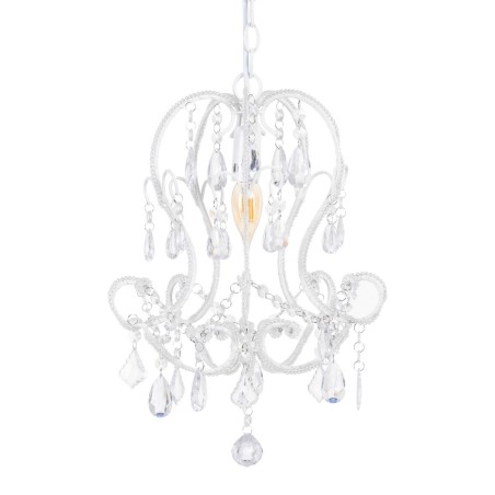 Plafondlamp 29,5 x 28 x 85 cm Metaal Wit Klassiek