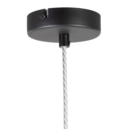 Plafondlamp 26 x 26 x 120 cm Kristal Grijs 2
