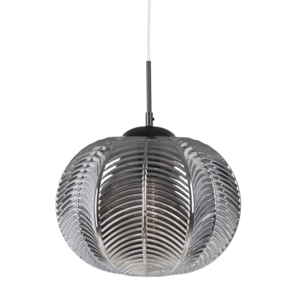 Plafondlamp 34,5 x 34,5 x 130 cm Kristal Grijs