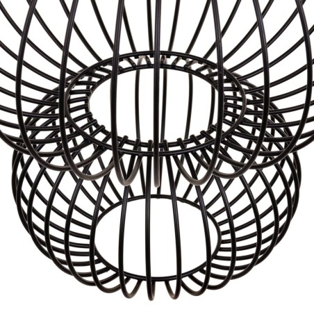 Lampadario 34 x 34 x 51 cm Nero Ferro Ø 34 cm