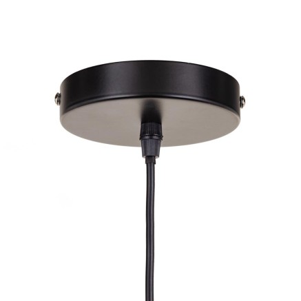 Deckenlampe 27 x 27 x 30,5 cm Schwarz Eisen Ø 27 cm 2