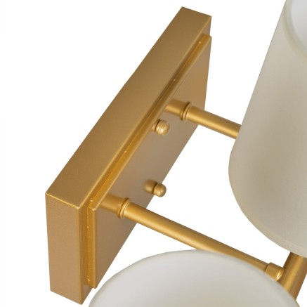 Wandleuchte 58 x 20 x 31,5 cm synthetische Stoffe Gold Metall Moderne 2