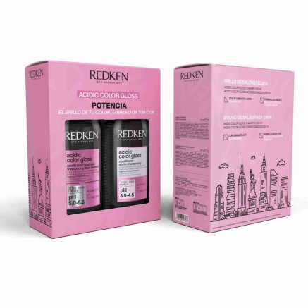 Set de Champú Redken ACIDIC COLOR GLOSS 3 Piezas
