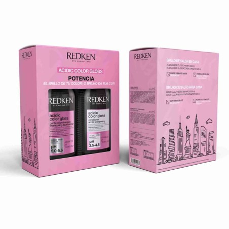 Set de Champú Redken ACIDIC COLOR GLOSS 3 Piezas