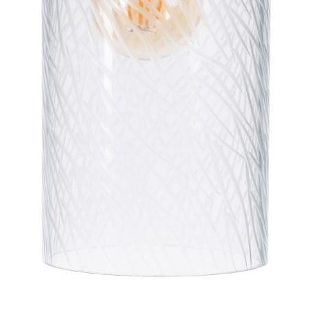 Plafondlamp 12 x 12 x 32 cm Kristal Metaal