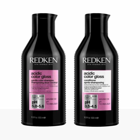 Set de Champú Redken ACIDIC COLOR GLOSS 3 Piezas