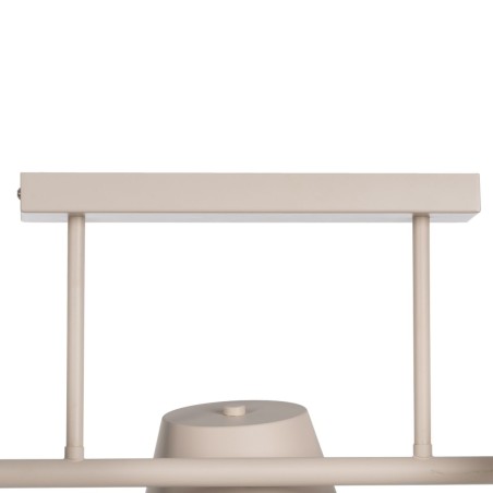 Lampadario 62,5 x 38 x 27,5 cm Metallo Crema Ø 10 cm