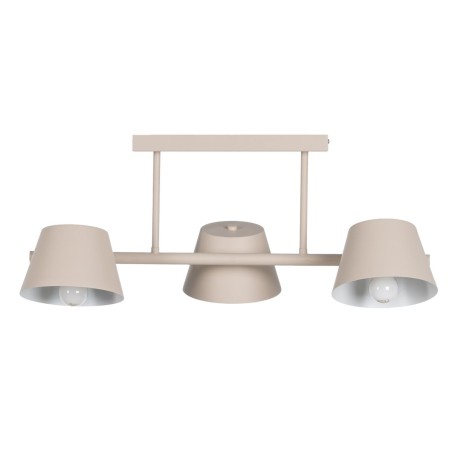 Lampadario 62,5 x 38 x 27,5 cm Metallo Crema Ø 10 cm