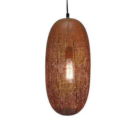 Deckenlampe Gold Metall 20 x 20 x 40 cm
