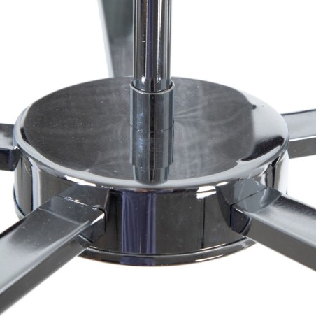 Lámpara de Techo Negro Plateado Lino Metal Hierro 220-240 V 52 x 52 x