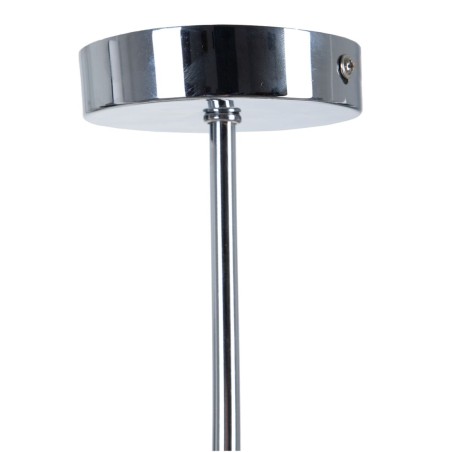 Lámpara de Techo Negro Plateado Lino Metal Hierro 220-240 V 52 x 52 x