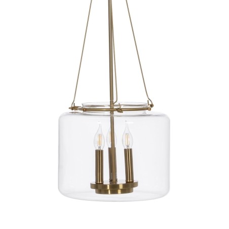 Lámpara de Techo Dorado Cristal Hierro 220-240 V 35 x 35 x 72 cm