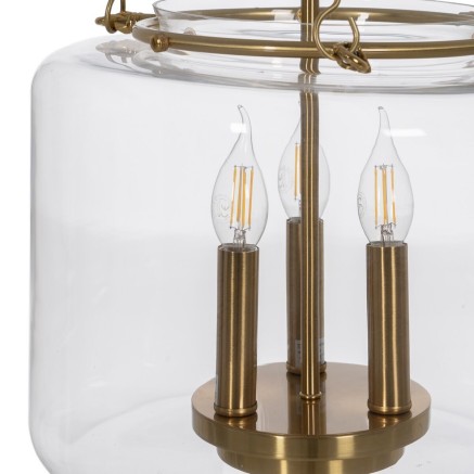 Ceiling Light Golden Crystal Iron 220-240 V 35 x 35 x 72 cm 2