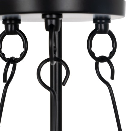 Suspension Noir Verre Fer 220-240 V 35 x 35 x 72 cm 2