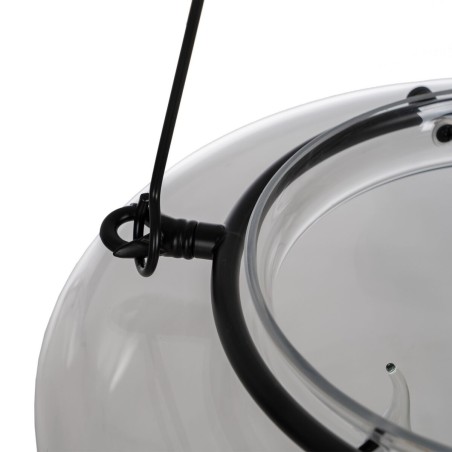 Deckenlampe Schwarz Kristall Eisen 220-240 V 35 x 35 x 72 cm