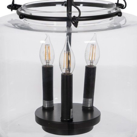 Deckenlampe Schwarz Kristall Eisen 220-240 V 35 x 35 x 72 cm