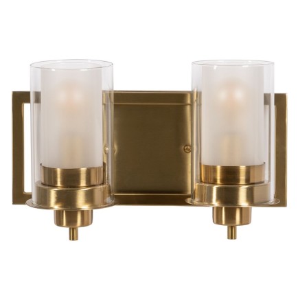 Wandleuchte Gold Kristall Eisen A 220-240 V 36 x 17 x 21 cm