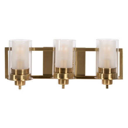 Wandleuchte Gold Kristall Eisen A 220-240 V 56 x 17 x 21 cm