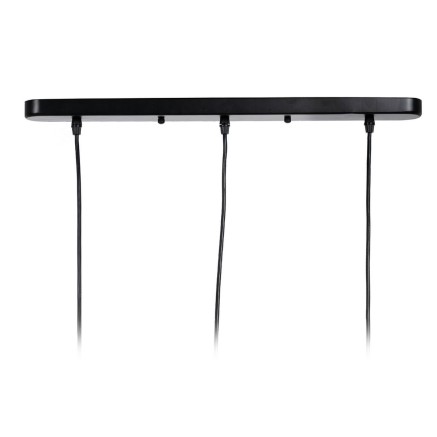 Ceiling Light Black Natural Iron 220-240 V 77 x 27 x 92 cm 2