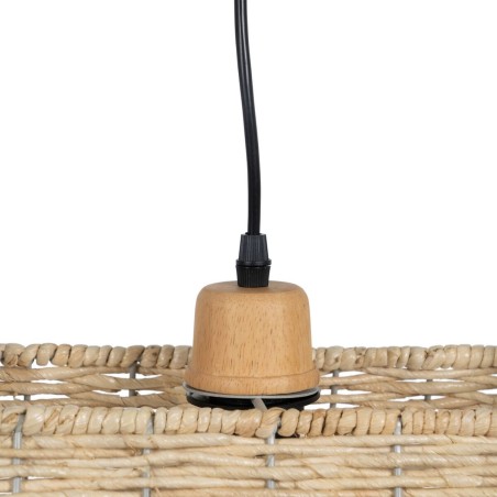 Plafondlamp Zwart Natuurlijk Ijzer 220-240 V 77 x 27 x 92 cm
