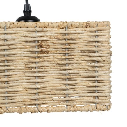 Plafondlamp Zwart Natuurlijk Ijzer 220-240 V 88 x 17,5 x 65 cm 2