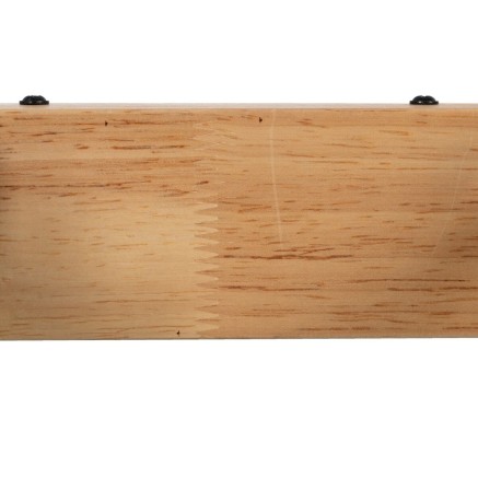 Aplique de Pared Negro Beige Madera Hierro A 220-240 V 36 x 21 x 17 cm 2
