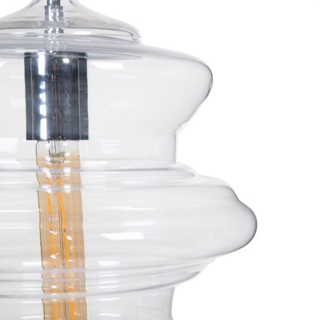 Plafondlamp Zilverkleurig Metaal Kristal 40 W 220-240 V 28 x 28 x 36 c