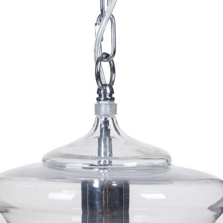 Plafondlamp Zilverkleurig Metaal Kristal 40 W 220-240 V 28 x 28 x 36 c