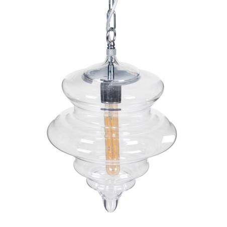 Plafondlamp Zilverkleurig Metaal Kristal 40 W 220-240 V 28 x 28 x 36 c