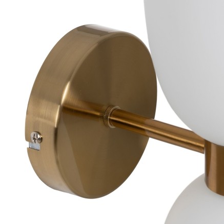 Muurlamp Wit Gouden 60 W 18 x 12 x 36 cm 2