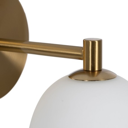 Lampada da Parete Bianco Dorato 60 W 19 x 12 x 23,5 cm