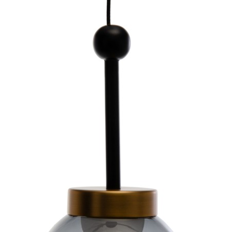 Lampadario Nero Dorato 5 W