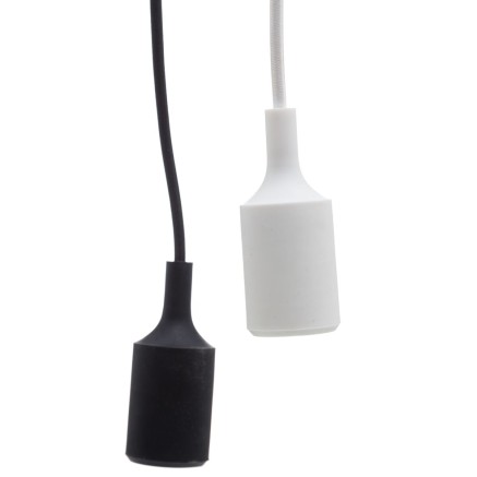 Lamp holder Black 60 W 2