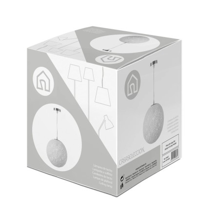 Deckenlampe Weiß Silberfarben 25 W 2