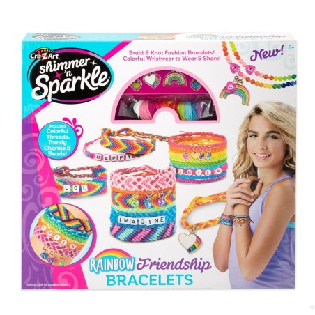 Kit per Creare Braccialetti Cra-Z-Art Friendship Plastica 15 x 23 x 0,