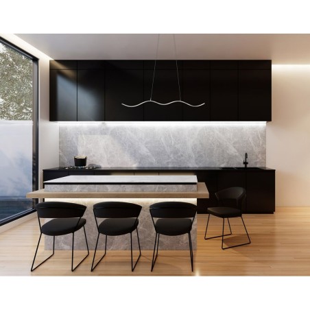 Suspension Activejet AJE-SARA Argenté 80 Aluminium 11 W (Blanc neutre