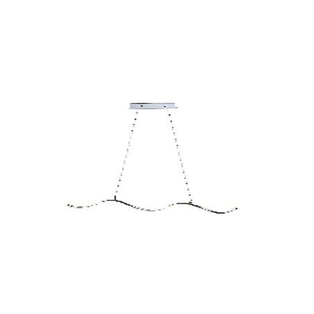 Suspension Activejet AJE-SARA Argenté 80 Aluminium 11 W (Blanc neutre