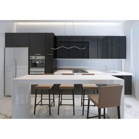 Suspension Activejet AJE-SARA Argenté 80 Aluminium 11 W (Blanc neutre