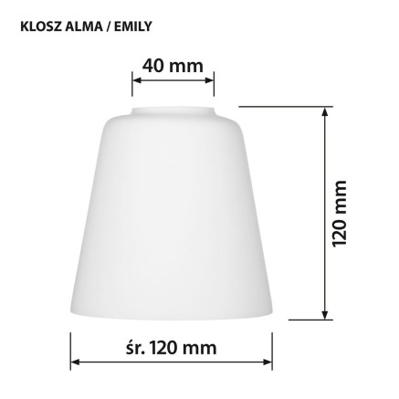 Lámpara de Pared Activejet AJE-ALMA 1P 2