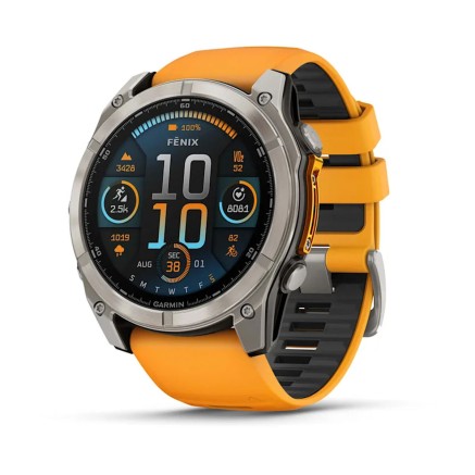 Montre intelligente GARMIN 010-02905-11 Noir Orange Titane 1,4" 51 mm