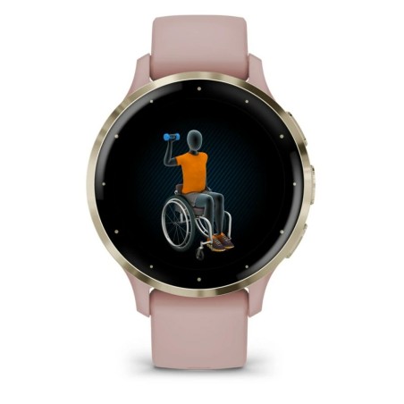 Montre Homme GARMIN 010-02785-03 Blanc Or Rose