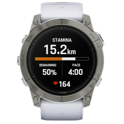 Orologio Uomo GARMIN 010-02804-11 Bianco Titanio