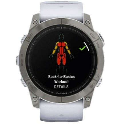 Orologio Uomo GARMIN 010-02804-11 Bianco Titanio 2